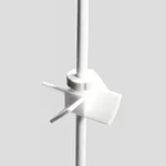 Jeiotech 프로펠러형 임펠러 (조절식), PTFE, Propeller, 4-bladed (Adjustable)