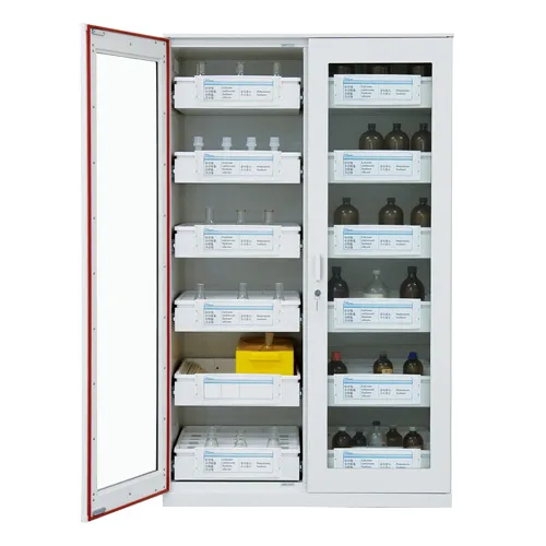 Jeiotech 철재 시약장 (전면 투시창), Chemical Cabinet (Window)