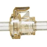 Thermo Fisher Scientific Quick-Disconnect Complete Coupling Polysulfone Fittings, 3/8 in.