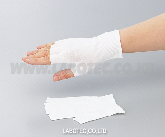 AS ONE Inner Glove Finger Tip Cut Type (for Assembly and InspectIon)  140mm, 속장갑(조립·검사용)  140mm