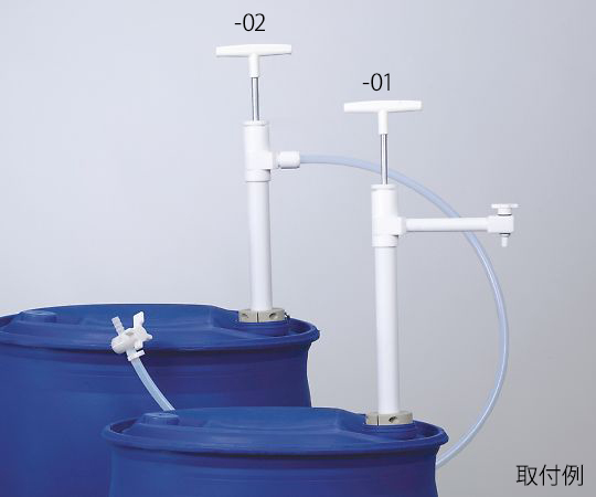 AS ONE PTFE Barrel Pump, PTFE 배럴펌프