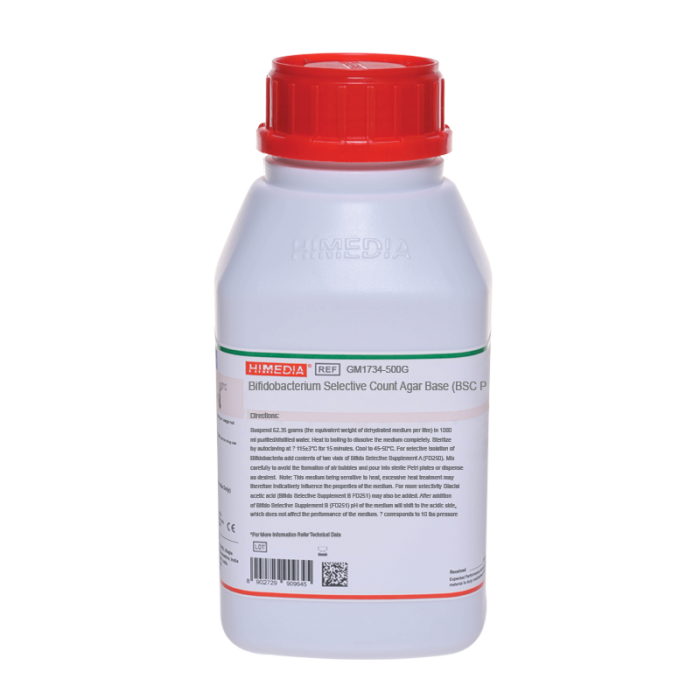 Himedia Bifidobacterium Selective Count Agar  Base, Granulated (BSC Propionate  Agar Base, Granulated)