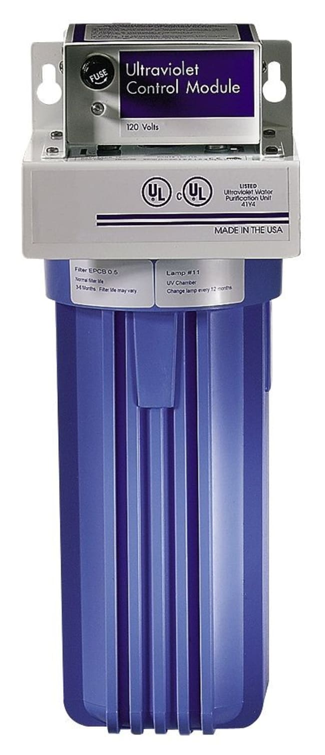 Thermo Fisher Scientific Combination Filter/Ultraviolet Sterilizer, 1 gpm, 220 VAC