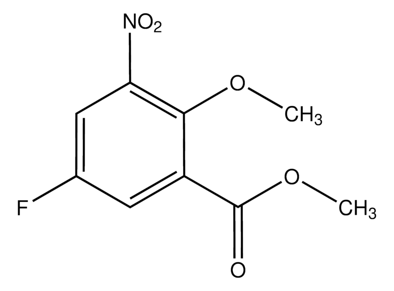 Merck Methyl 5-fluoro-2-methoxy-3-nitrobenzoate