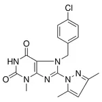 Merck 7-(4-CL-BZL)-8-(3,5-DIMETHYL-P - 1MG&