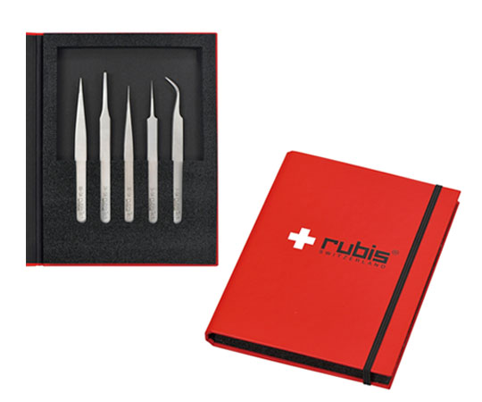 AS ONE MEISTER Pincette Set (5 pieces Assorted Set), 마이스터 핀셋 세트 (5개 아소트 세트)