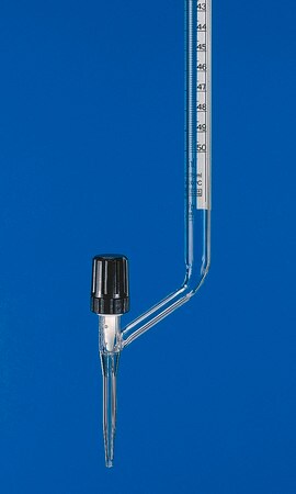 Merck BRAND(R) SILBERBRAND burette, lateral stopcock