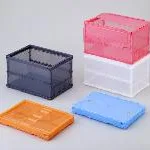 AS ONE Foldable Container PP (Skeleton Color Oricon), 접이식 컨테이너 (스켈톤 컬러 오리콘)
