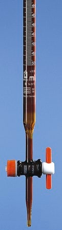 Merck BRAND(R) SILBERBRAND burette, straight stopcock, Class B