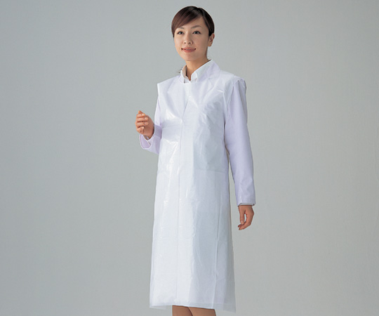 AS ONE Disposable Apron (PE) 100 Pieces CN606