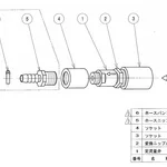 AS ONE Ion Exchange Element Type Pure Water System Constant Flow Valve