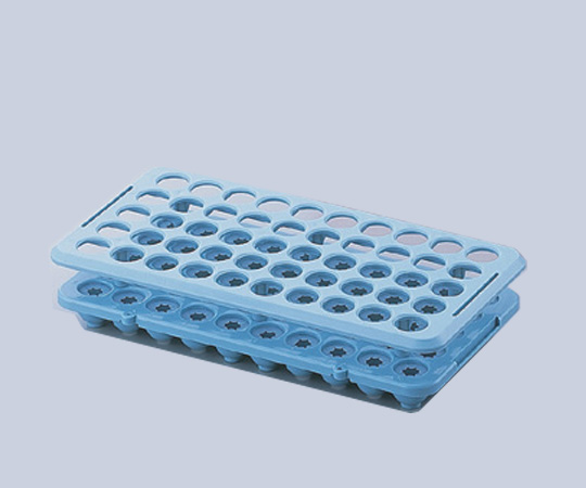 AS ONE Test Tube Rack φ16.5mm x 50 Pcs Blueand others