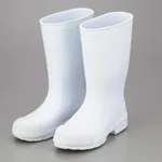 AS ONE SANIFIT Oil Resistant Long Boots White (Lightweight Type With Toe Box) For Men 25.0cm and others
