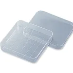AS ONE Probio Petri Dish 96 Angle with Scale on Grid 10 Pieces x 50 Pack D-210-16