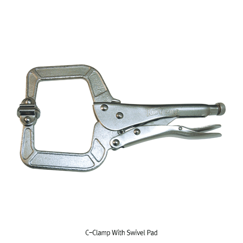 Daihan Science C형 클램프, C-Clamp With Swivel Pad