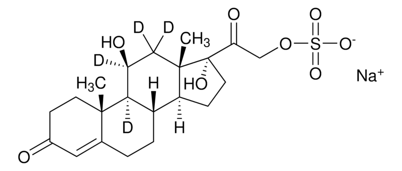 Merck Hydrocortisone-9,11,12,12-d4 21-sulfate sodium salt