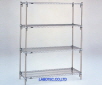 AS ONE Pillar for Super Adjustable Wire Shelf  Set, 기둥