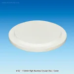 Daihan Science Alumina Circular Disc/Lid, Unglazed, Thick-3mm, 99.7%, Φ32~150mm<br>For Alumina