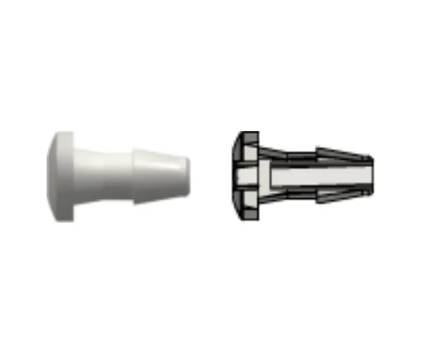Press-In Plug with 200 Series Barb, 1/16` (1.6 mm) ID Tubing