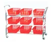 AS ONE Storage Cart, Large(Plastic Basket), 이동식 기구 건조대, 대형(플라스틱 바구니)