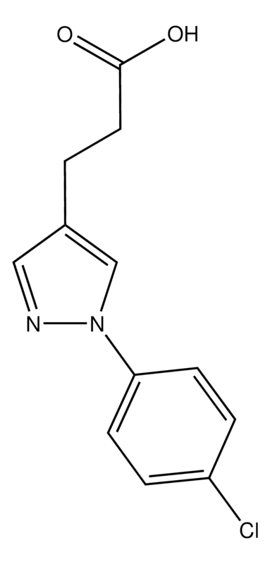 Merck 3-(1-(4-Chlorophenyl)-1H-pyrazol-4-yl)propanoic acid