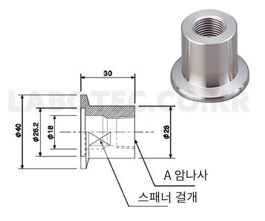 AS ONE Joint(for Female Screw), 이음쇠(암나사용)