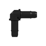 Elbow Tube Fitting with 400 Series Barbs, 5/32` (4.0 mm) ID Tubing