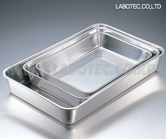 AS ONE Stainless Steel Square Tray (ECO CLEAN), 각형 스테인리스 트레이