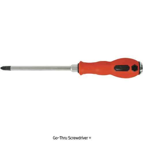 Daihan Science 다가네드라이버, 망치사용가능, Go-Thru Screwdriver