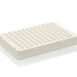 Thermo Fisher Scientific PCR Plate, 96-well, low profile, skirted, black lettering, white
