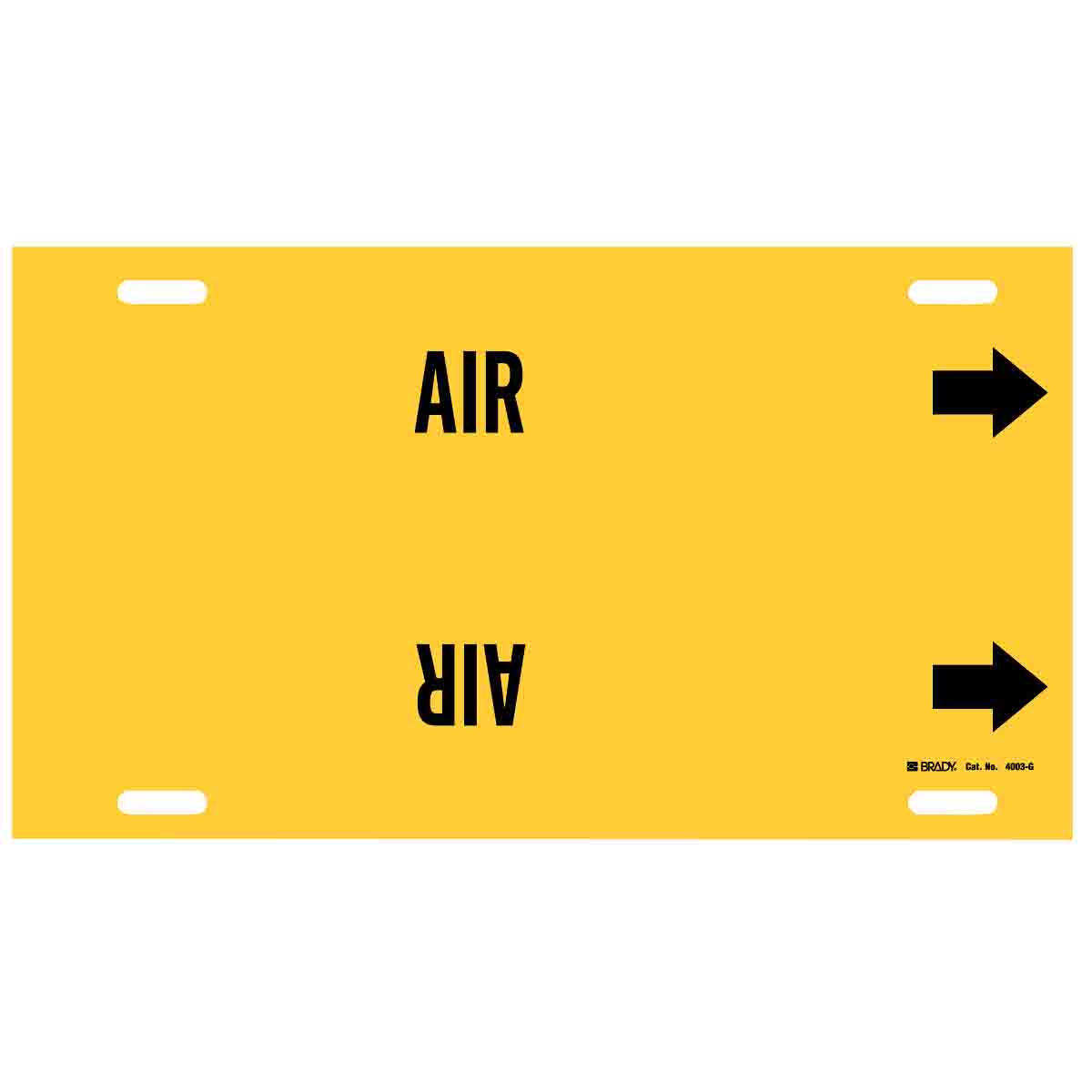 Brady AIR Snap-On/Strap-On Pipe Marker