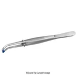 Daihan Science Hammacher Premium Silicone-tip Curved Forceps, with Adjusting Screw 0~17mm, L16
