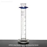 Glassco ASTM A-class Double Metric Scale Measuring Cylinder