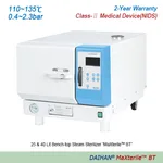Daihan Science 사각챔버 벤치탑 고압 멸균기 25 & 40 Lit Programmable Bench-top Steam Sterilizer “MaXterile TM BT”