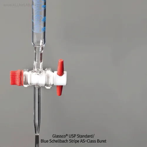Glassco USP Standard Blue Schellbach Stripe AS-Class Buret