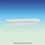 Silico & Chemico Porcelain Works Glazed Porcelain Combustion Boat
