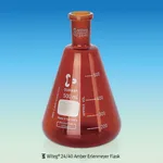 WITEG 24/40 Amber Erlenmeyer Flask