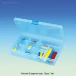 Cowie PTFE Colored Octagonal-type Stirrer Bar-Set