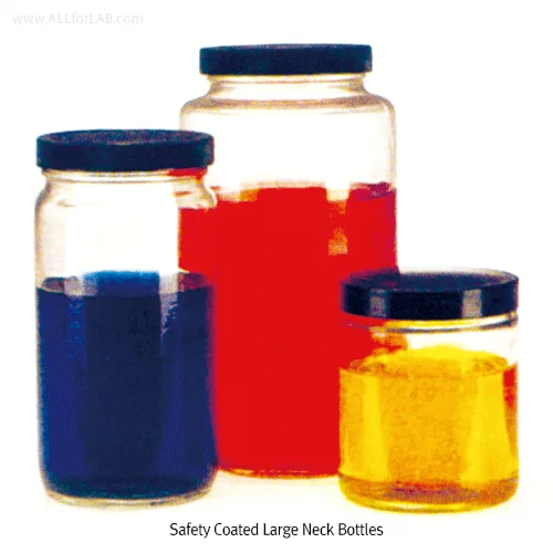 WHEATON Safety Coated Large-neck Bottle
