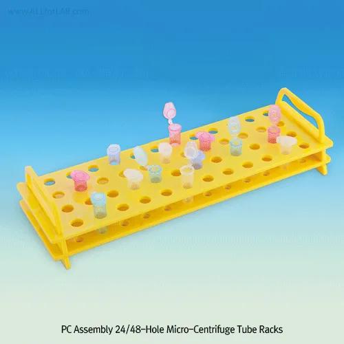 ABDOS PC Assembly 24 & 48-hole Micro-Centrifuge Tube Rack