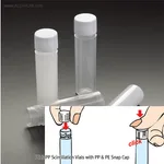 SIMPORT Snaptwist TM PE & PP Scintillation Vials with PP & PE Snap Cap