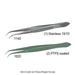 BOCHEM Hi-grade Bent · Guide-pin · Sharp · Ridged Forceps