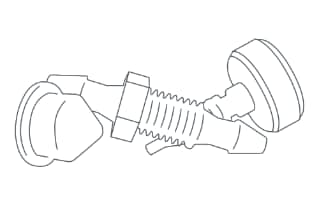 Waters ZenFit Assembly, Capillary and Fittings, 75µm x 20