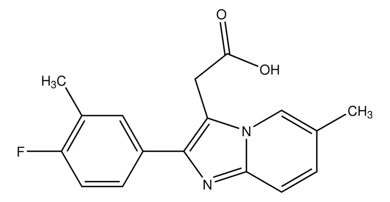 Merck 2-(2-(4-Fluoro-3-methylphenyl)-6-methylimidazo[1,2-a]pyridin-3-yl)acetic acid