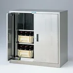AS ONE Reagent Storage Cabinet SUS, 스테인리스 시약장, 양문형