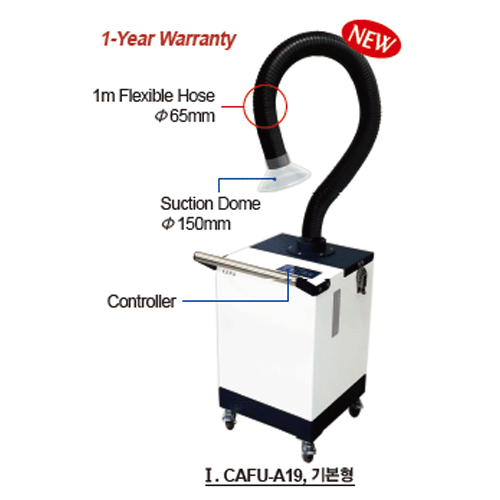 Daihan Science CAFUTM Filtering Fume Multi Gas Purifier of Acids·Dust·Organics(VOCs)·Smell·Bact
