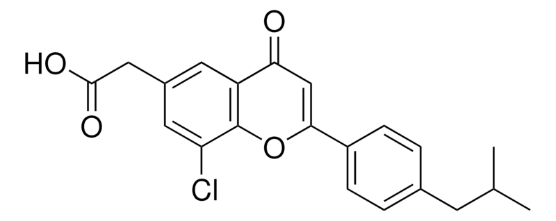 Merck (8-CHLORO-2-(4-ISOBUTYLPHENYL)-4-