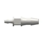 Straight Through Reduction Tube Fitting with 200 Series Barbs, 1/8` (3.2 mm) and 1/16` (1.6 mm) ID Tubing