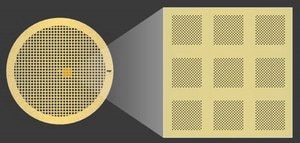 Merck AU-FLAT(TM) R 1.2/1.3, GOLD GRID, 300 M&