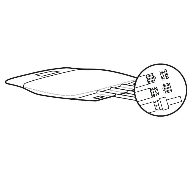 Thermo Fisher Scientific 2D Labtainer BioProcess Container (BPC), ASI 28 film, 3 ports, Luer Lock insert and body connectors, injection site, 1 L, 50 per case